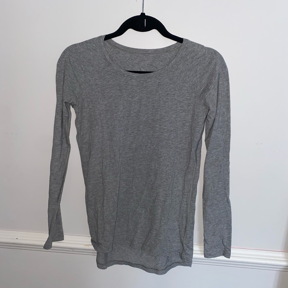 Grey Lululemon Long sleeve